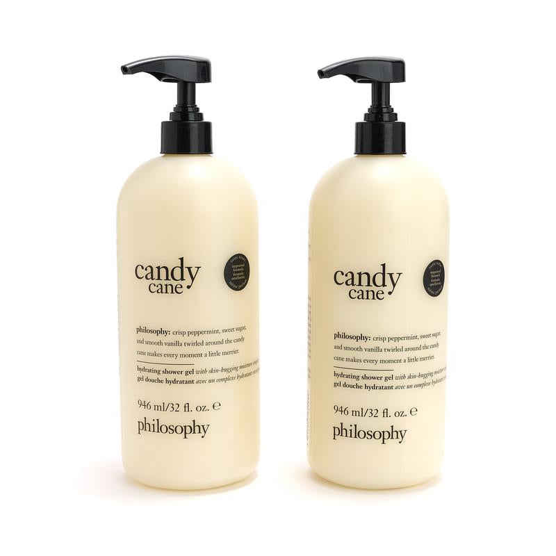 Philosophy Supersize Holiday Treats Shower Gel Duo 32oz – 3-in-1 Shampoo, Bubble Bath & Body Wash (Choose Scent)