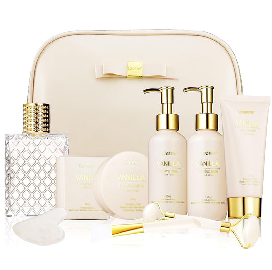 Vanilla Spa Gift Basket for Women