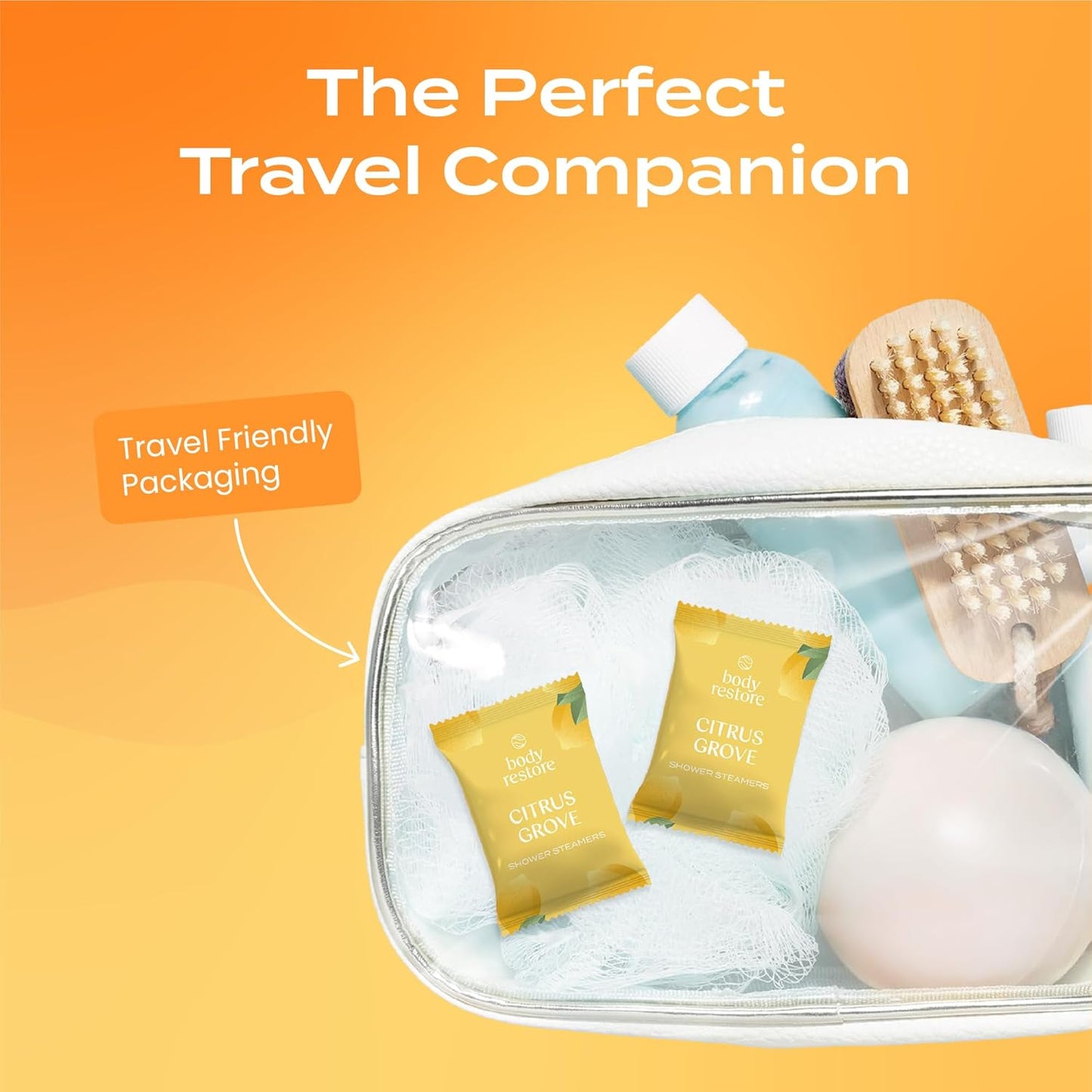 Shower Steamers Aromatherapy 15 Pack - Christmas Stocking Stuffers for Men, Birthday Gifts for Women, White Elephant, Relaxation, Self Care - Citrus