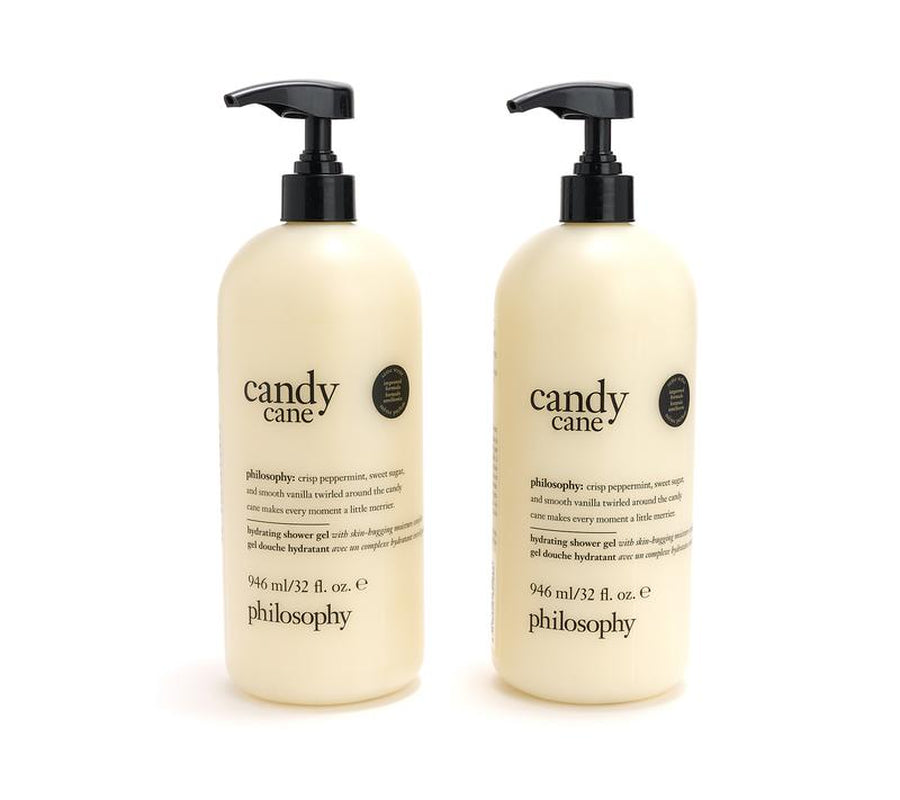 Philosophy Supersize Holiday Treats Shower Gel Duo 32oz – 3-in-1 Shampoo, Bubble Bath & Body Wash (Choose Scent)