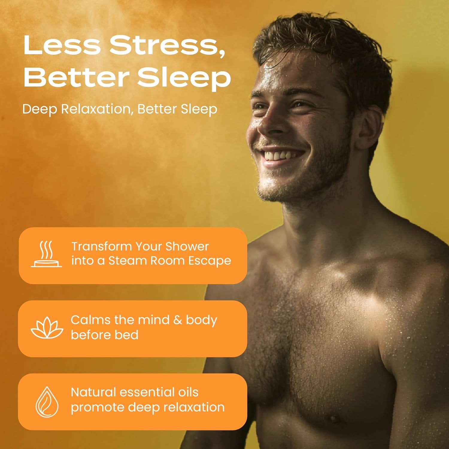 Shower Steamers Aromatherapy 15 Pack - Christmas Stocking Stuffers for Men, Birthday Gifts for Women, White Elephant, Relaxation, Self Care - Citrus