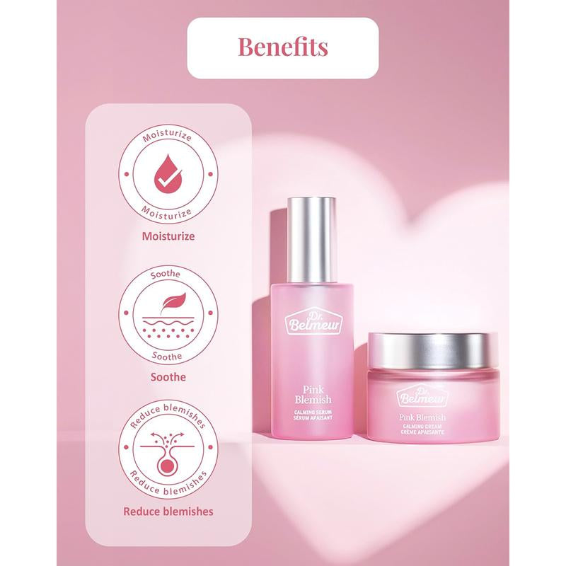 Dr. Belmeur - Pink Blemish Calming Serum 50Ml | HEAL, SOOTHE & BRIGHTEN BLEMISHES