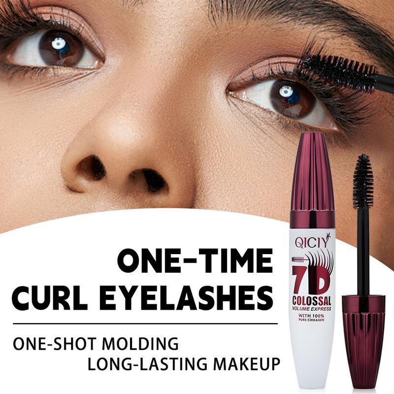 7D Waterproof Volume Mascara, Long Lasting Natural Curling Lashes for Professional Eye Makeup, Made for Women and Girls