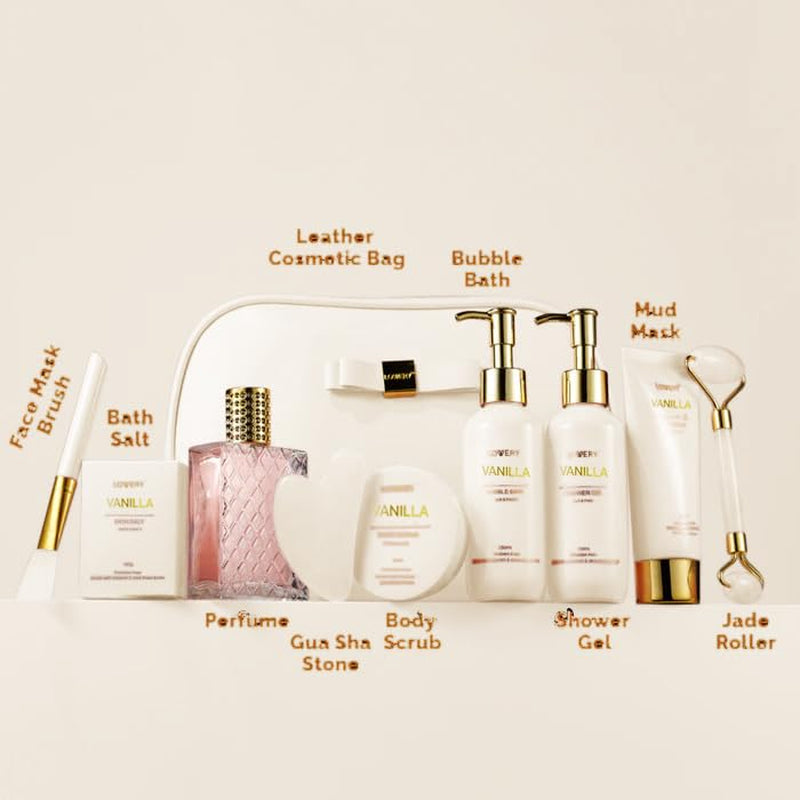 Vanilla Spa Gift Basket for Women