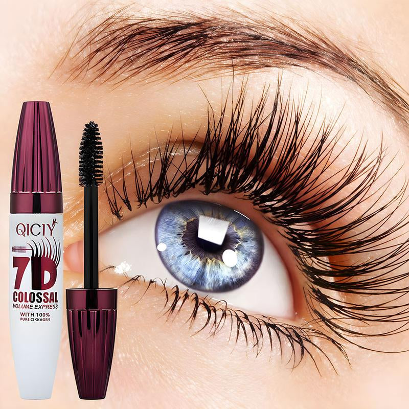 7D Waterproof Volume Mascara, Long Lasting Natural Curling Lashes for Professional Eye Makeup, Made for Women and Girls