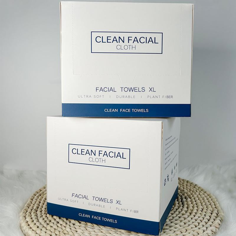 Disposable Face Towels 40pcs Box – Thick, Soft, Hygienic Facial Cleansing Wipes for Sensitive Skin
