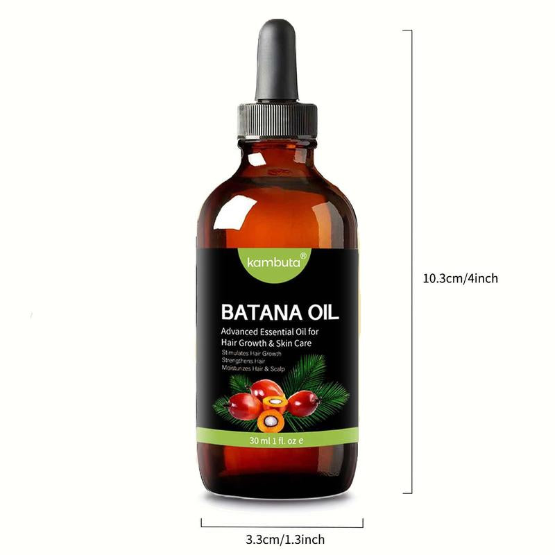 Kambuta Batana Oil Hair Care Scalp Essence - Moisturizing Care for Healthy Hair Growth, Recovery of Dry and Damaged Hair, 100% Oil, from Honduras. Organic Haircare Moisturize Hydrating Moisture Moisturizer Hydrate