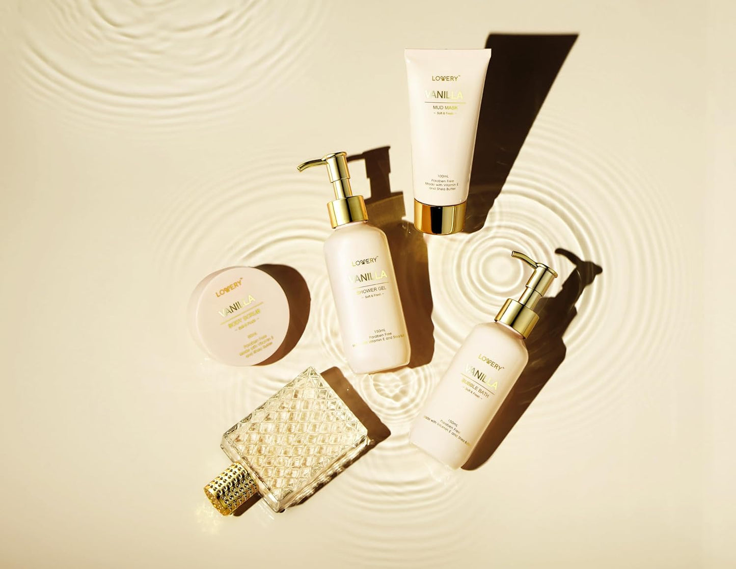 Vanilla Spa Gift Basket for Women