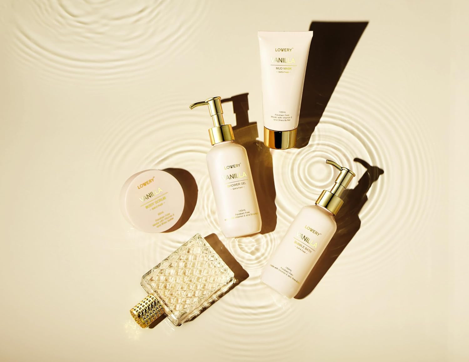 Vanilla Spa Gift Basket for Women