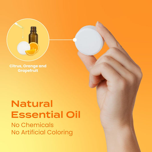 Shower Steamers Aromatherapy 15 Pack - Christmas Stocking Stuffers for Men, Birthday Gifts for Women, White Elephant, Relaxation, Self Care - Citrus