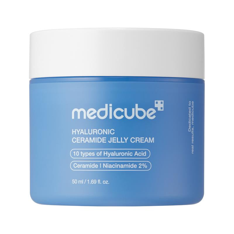 [Medicube] Hyaluronic Acid Moisturizing Jelly Cream | Daily Moisturizer for All Skin Types | Long-Lasting Hydration with Hyaluronic Acid, Ceramides, Multi Peptides | Supports Skin'S Natural Barrier | 1.09 Fl.Oz