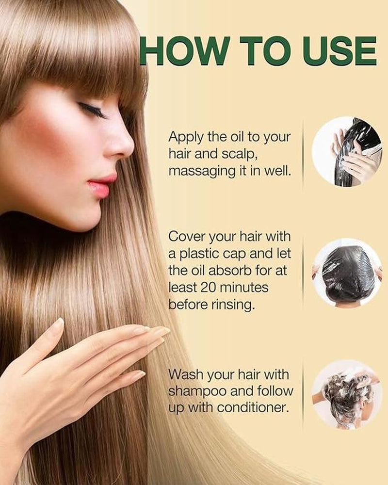 Kambuta Batana Oil Hair Care Scalp Essence - Moisturizing Care for Healthy Hair Growth, Recovery of Dry and Damaged Hair, 100% Oil, from Honduras. Organic Haircare Moisturize Hydrating Moisture Moisturizer Hydrate