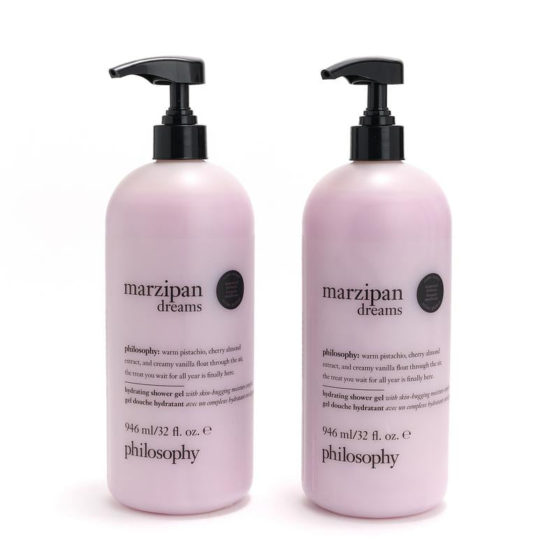 Philosophy Supersize Holiday Treats Shower Gel Duo 32oz – 3-in-1 Shampoo, Bubble Bath & Body Wash (Choose Scent)