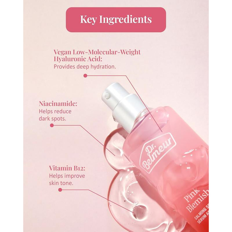 Dr. Belmeur - Pink Blemish Calming Serum 50Ml | HEAL, SOOTHE & BRIGHTEN BLEMISHES