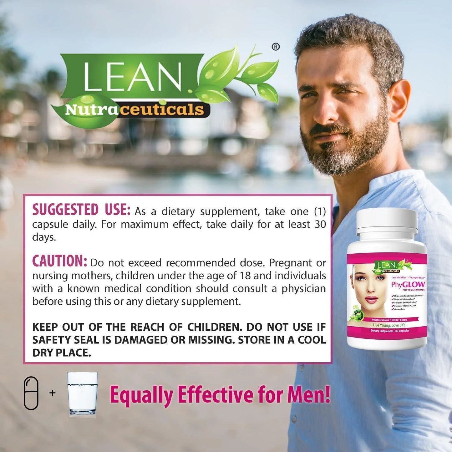 Skin Care Phytoceramides, 90 Day Hydration Focus Super Ceramide Supplements for Women and Men, Wrinkle Support Factor Pills, Give Youth to the Face with Multivitamin A, C, D, E Gluten Free 90 Capsules